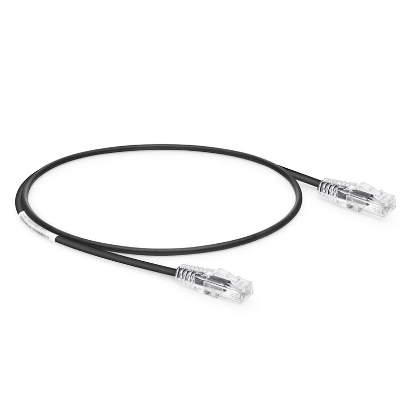 1m UTP Cat5e Oxygen-Free Copper Black Signal Control Data Communication Coaxial Speaker Wire Patch Cord Cable