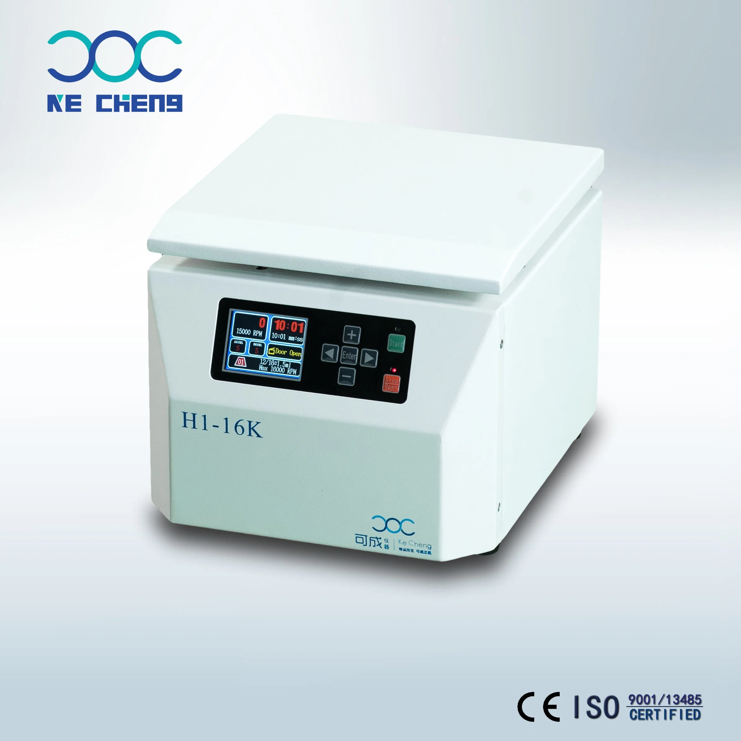 Buen Precio H K1-16Mesa alta velocidad, prueba de sangre serológica eléctrica máquina centrífuga con la norma ISO13485 CE confirma