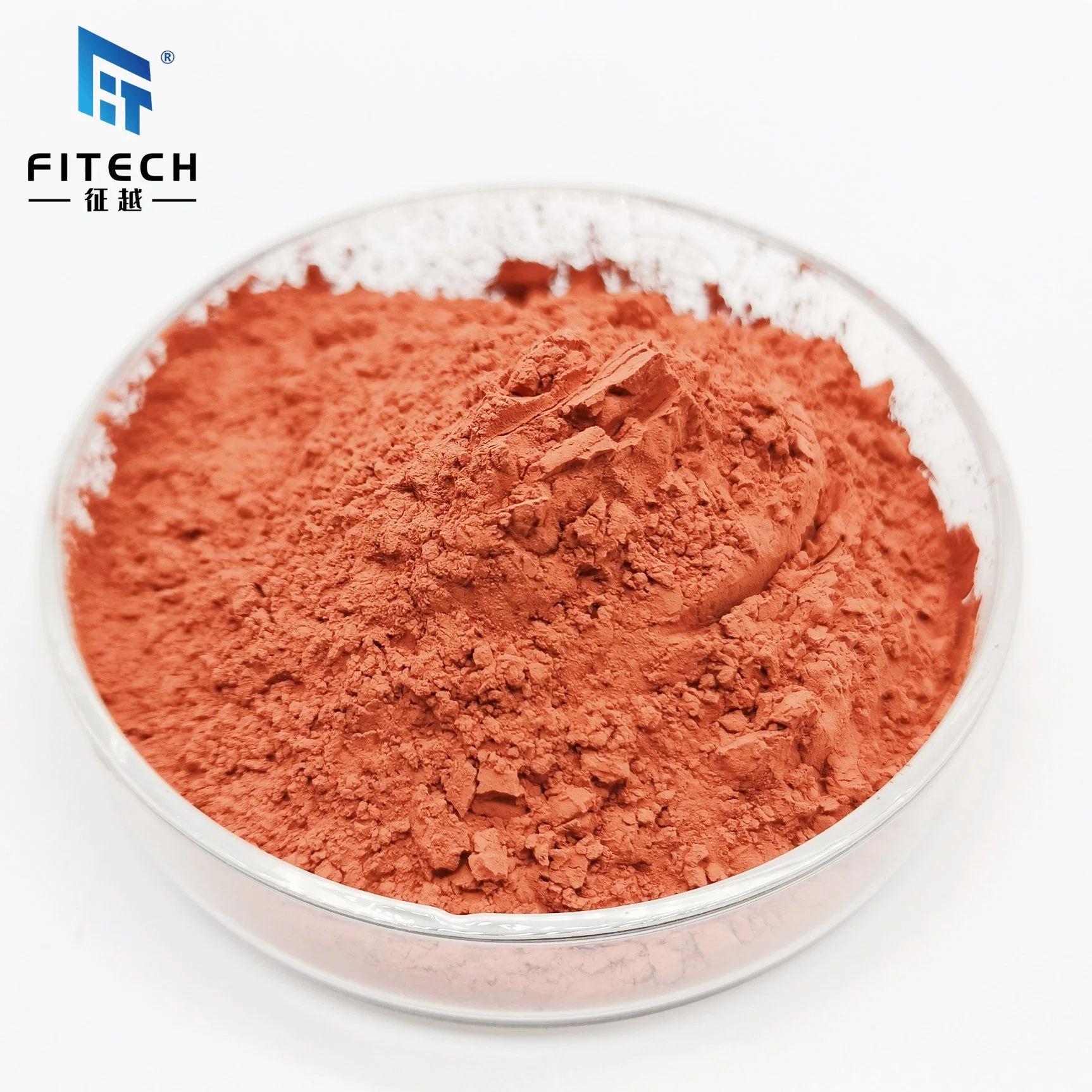 Fabricado en China el rojo color marrón del 99,8%Min Cu metal en polvo se utiliza para la metalurgia