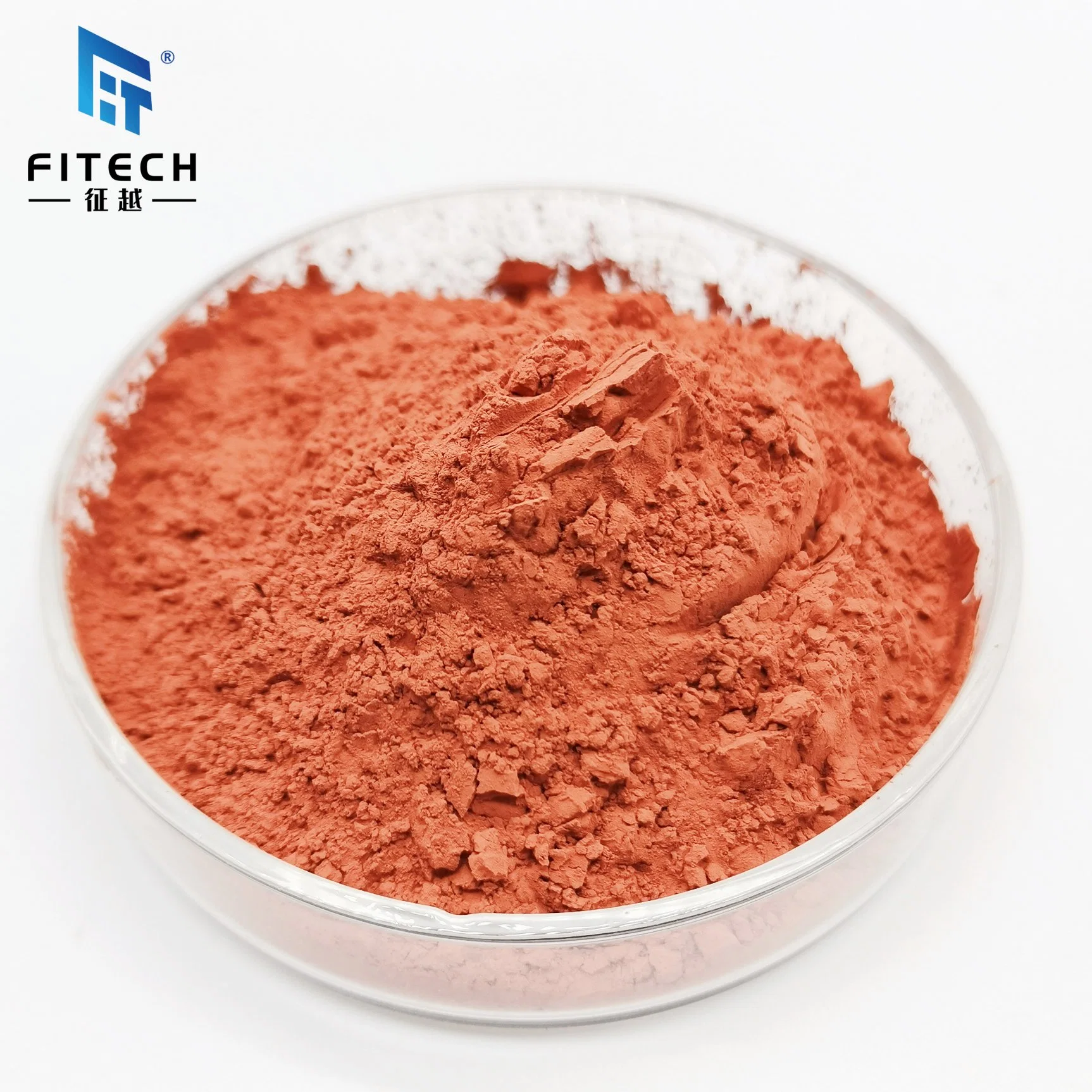 صنع في الصين أحمر بني اللون 99.8%Min Cu Metal Powder يستخدم في صناعة المعادن