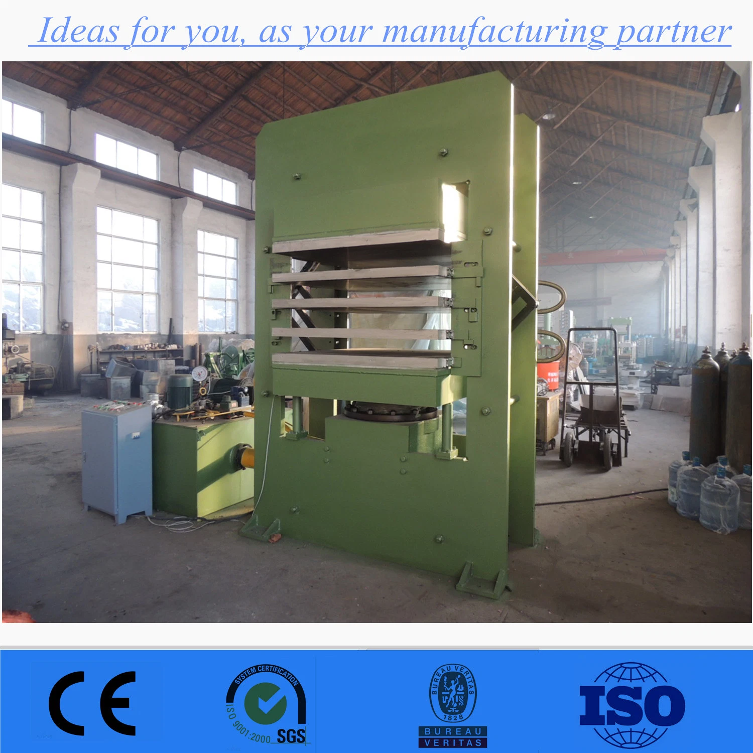 EVA Sheet Foaming Shoe Sole Hydraulic Press Vulcanizing Machine