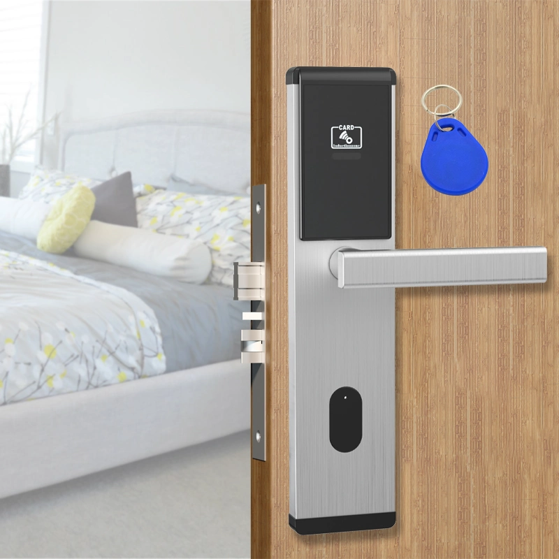 Hotel Room Door Security Keyless MIFARE Card Lock with Software