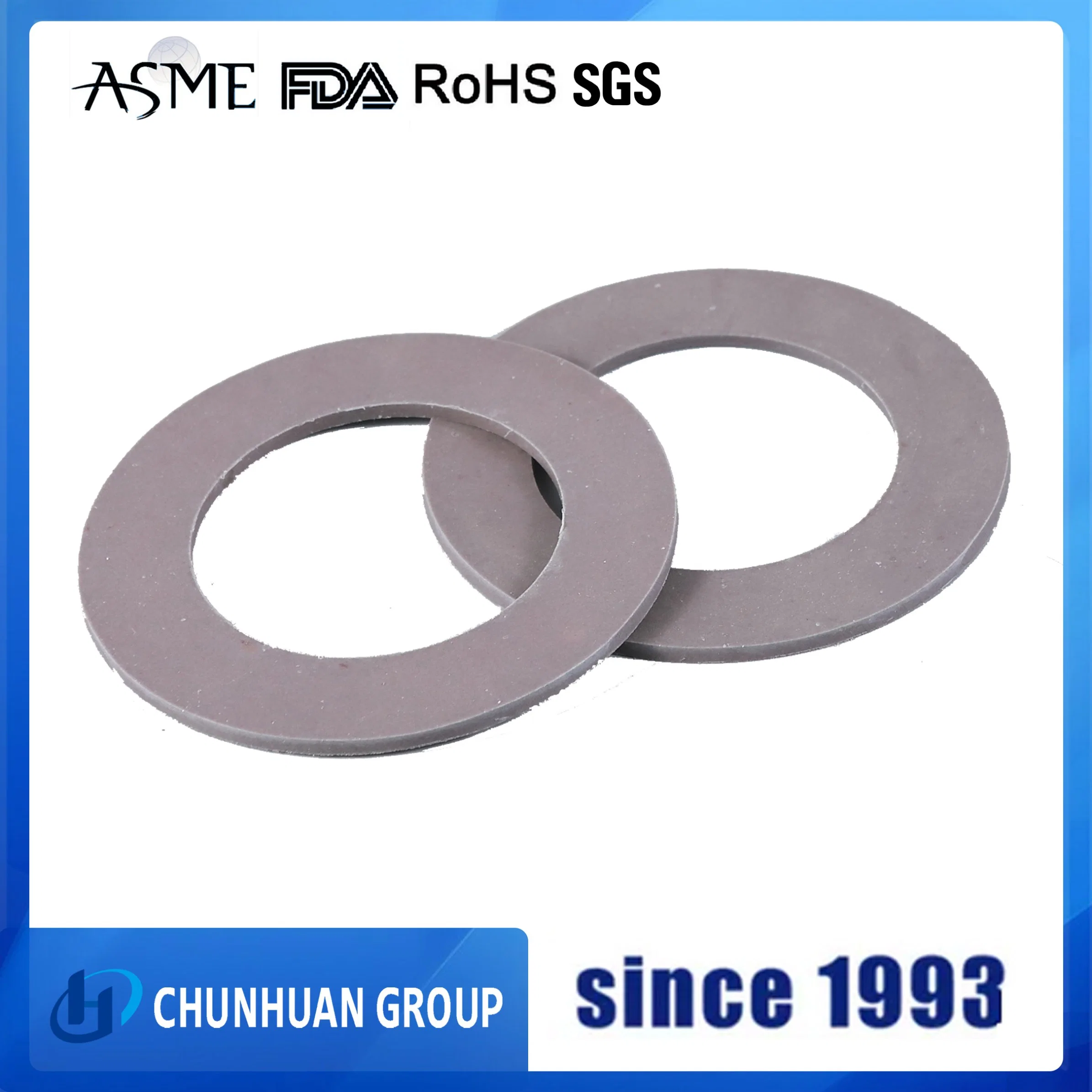 Anti-Corrosion Resistance Customized Size PTFE Gasket for Industry