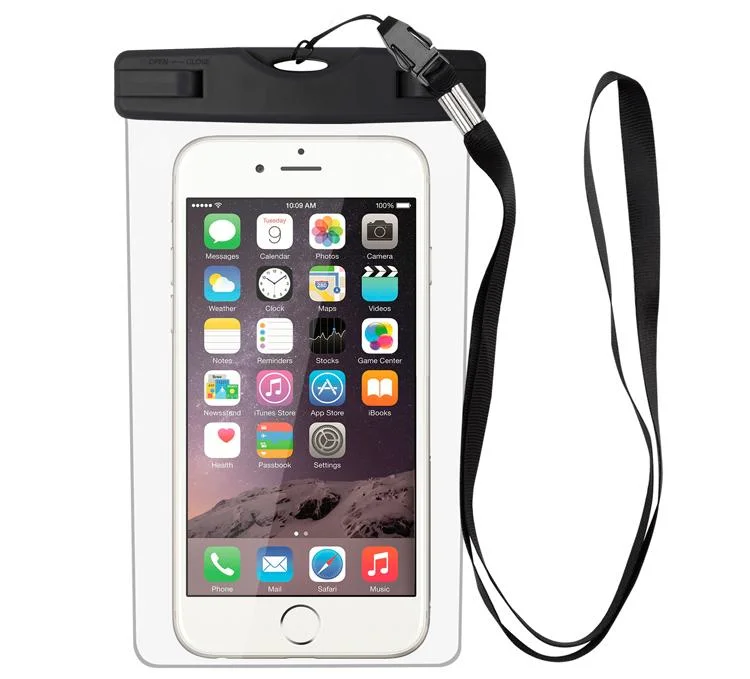 Universal Waterproof Mobile Bolsa de teléfono funda de transporte Teléfono impermeable Caso para el teléfono