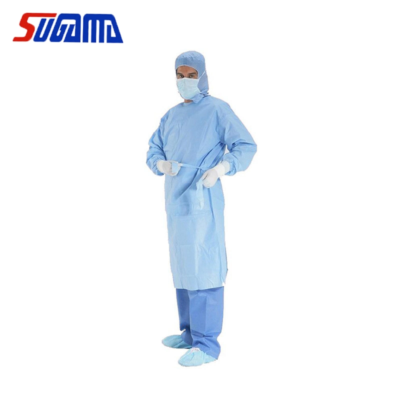 PP Package 35*25*2cm/ 40PCS /Carton 60*42*42cm Price of Surgical Gowns Protective Clothing