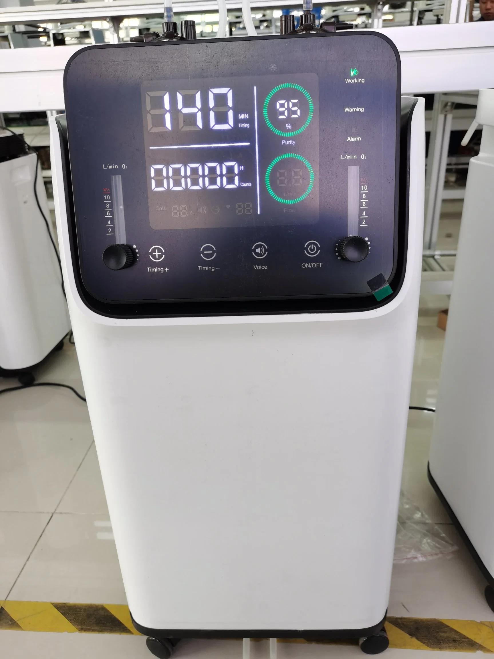 220V 50Hz Oxygen Concentrator Medical Equipment ISO CE Available 10L