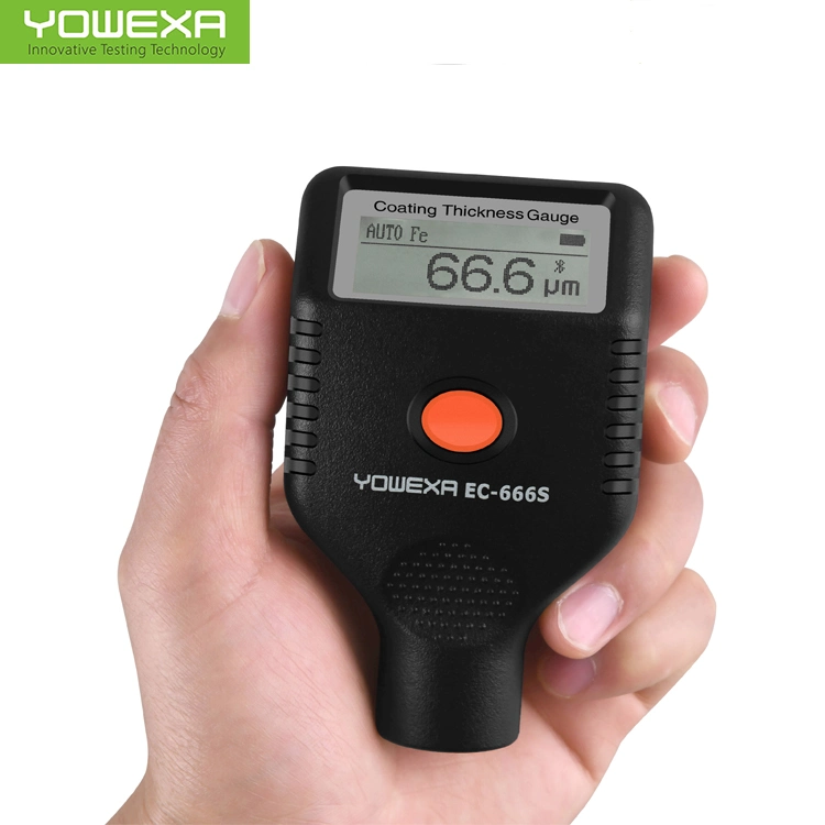 Yowexa Ec-600s High Accuracy Bluetooth and Mobile APP Car Paint Thickness Gauge with Internal Probe