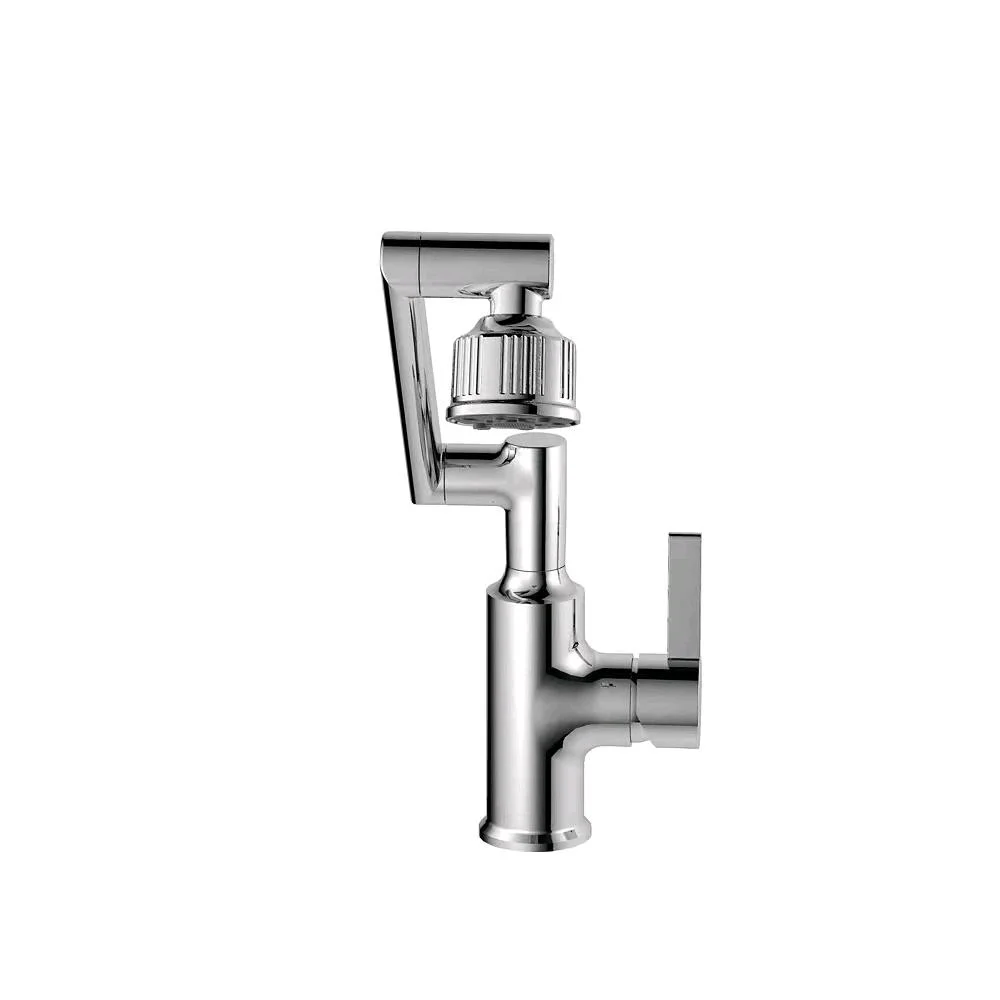 Modern Sanitary Ware Brass Chorme Single Handle Bathroom Cold Taps Basin Faucet