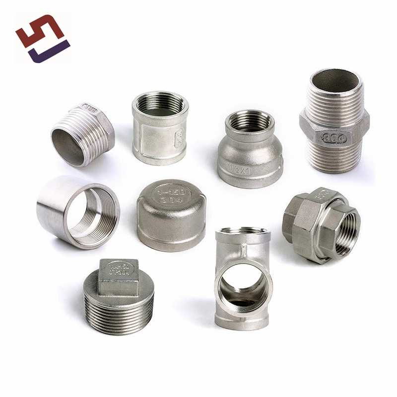 Stainless Steel 304 Thread Casting Pipe Fitting Customized Connector 90 Degree Street Exhaust Elbow Building Plumbing Materials