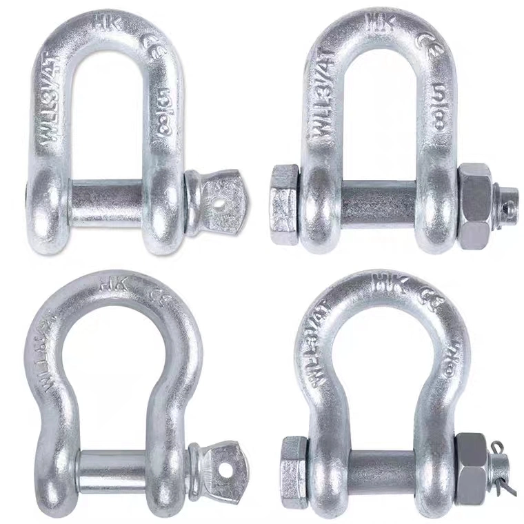 Custom Edelstahl Typ M4 4mm D Dee Ring Shackle Bügelschelle