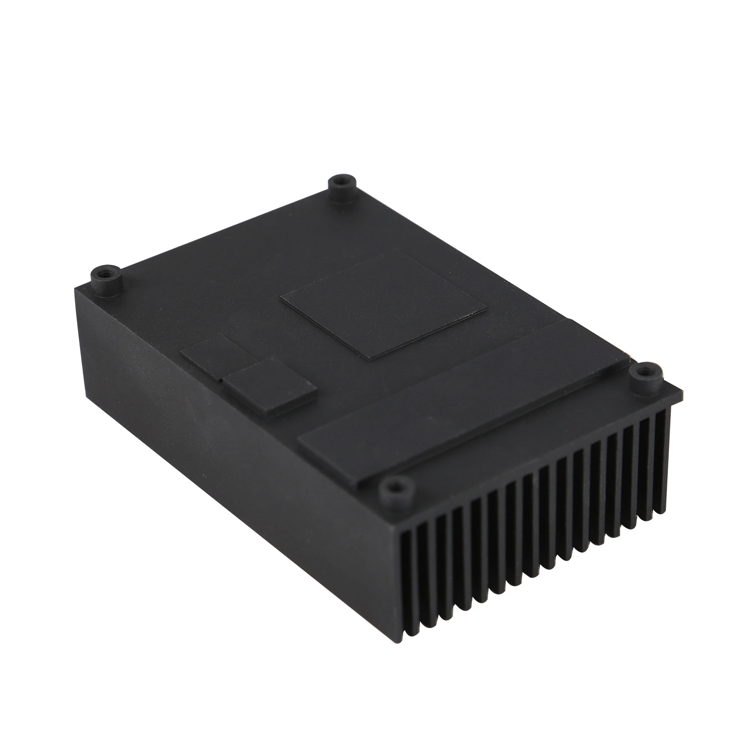 6063 eloxiertes Aluminium-Extrusionsprofil für industrielle Embedded PC Box Elektrische Abdeckung LED-Netzteilabdeckung