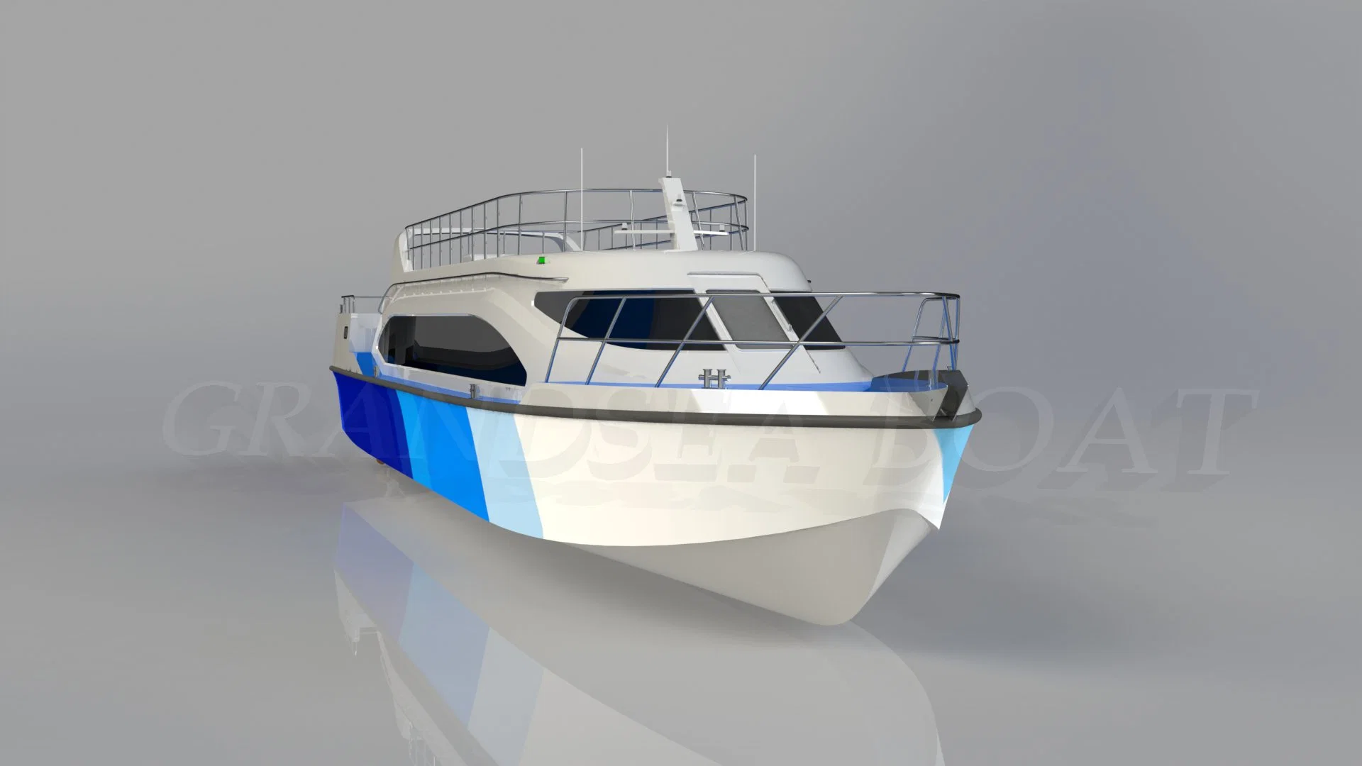 Chine 20m 70 personnes Diesel Inboard Sea Coastal Sea Bateau à grande vitesse pour passagers à vendre.