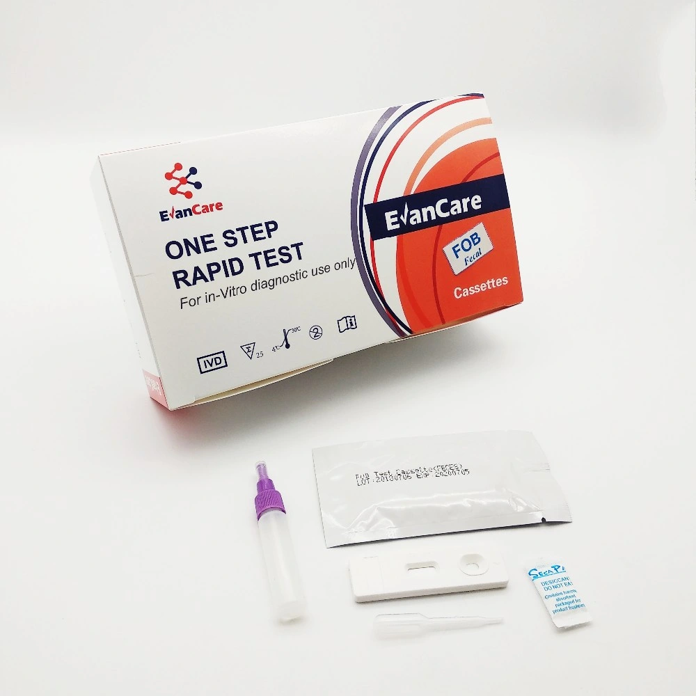 Une étape de la Boa Fecal occult blood test rapide