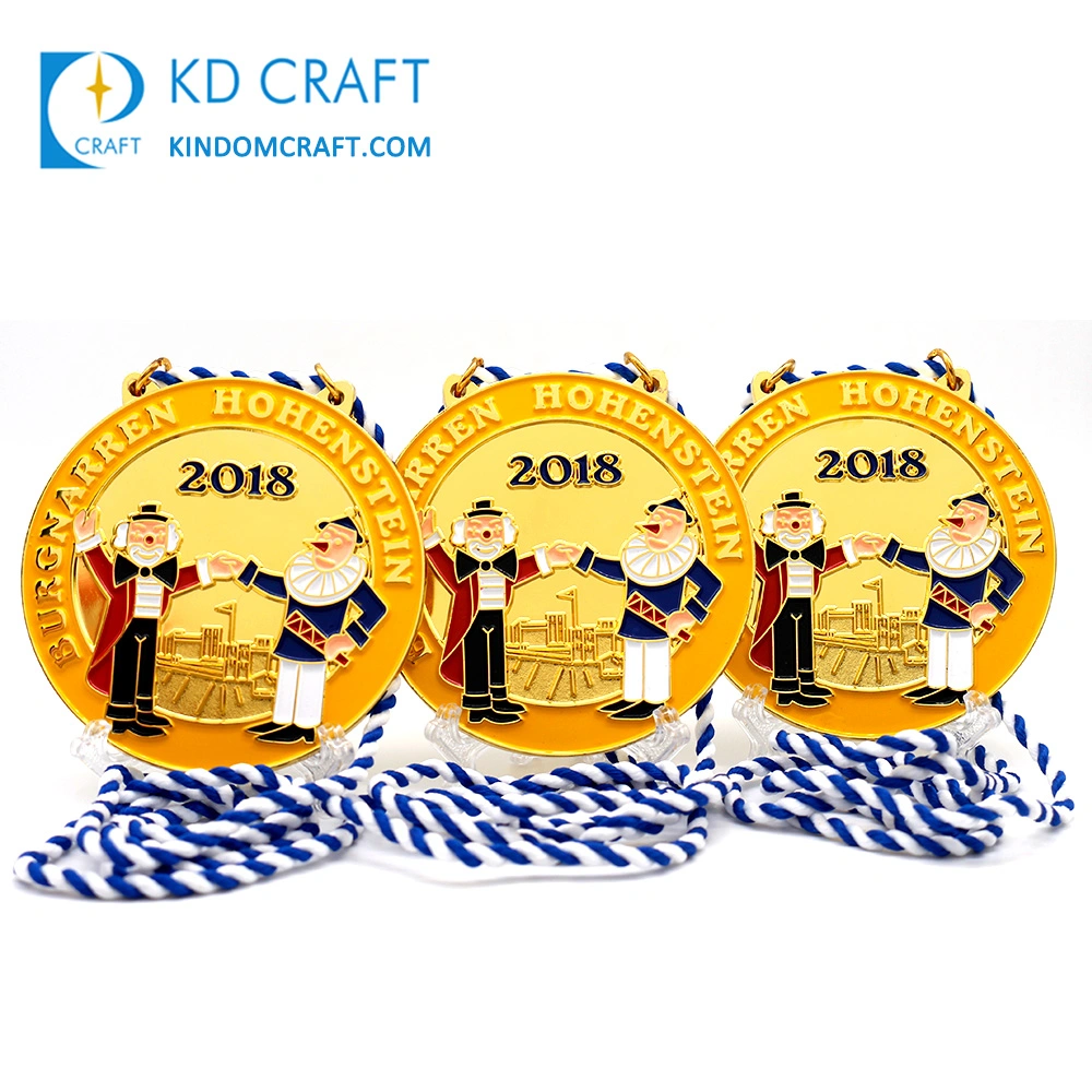 High quality/High cost performance Custom Metal Vintage Enamel Hollow out Spinner Luxury Golf Dragon Boat Carnival Fiesta Spinning Medal for Souvenir