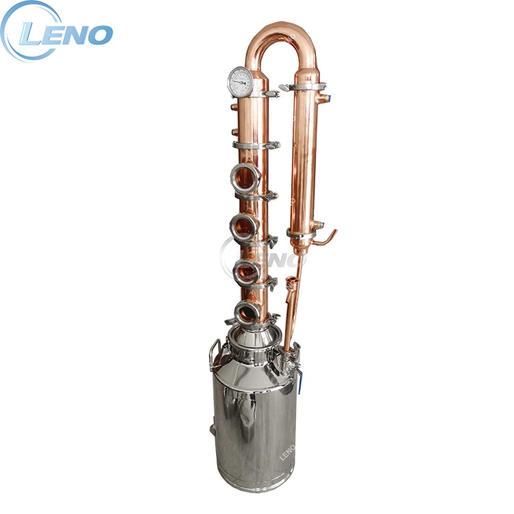 Alcohol Distillation Modular Moonshine Pot Still Reflux Column for Whisky Rum Gin Vodka Brandy Spirit Wine Equipment Distiller