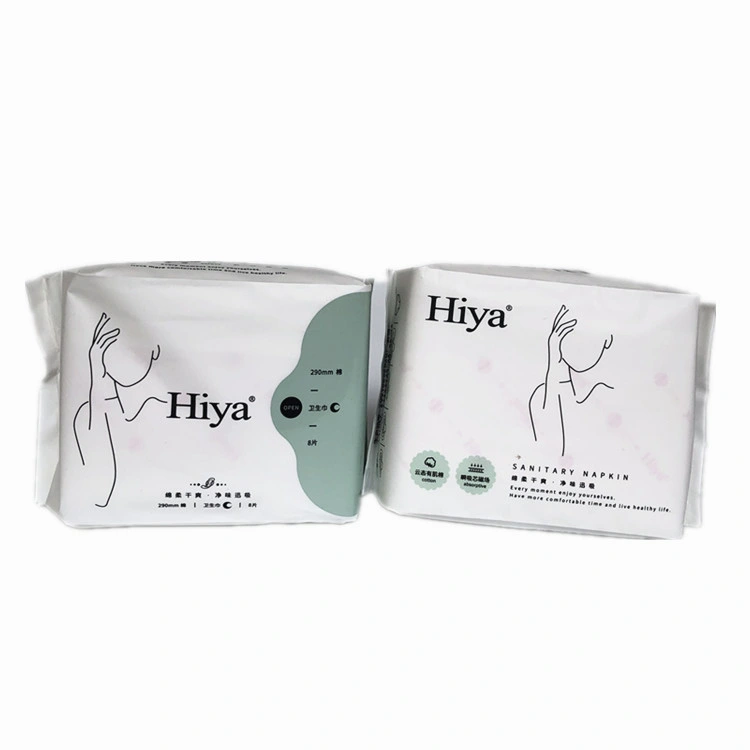 Hiya Brand Sanitary Napkins with Negative Anion for Ladies