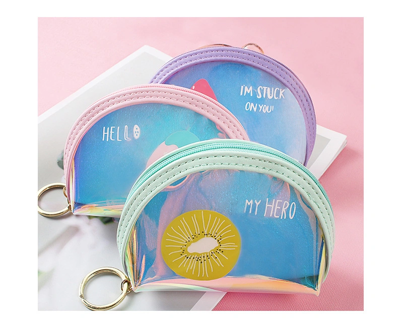 Popular Factory OEM PVC Coin Purse Key Chain Pouch