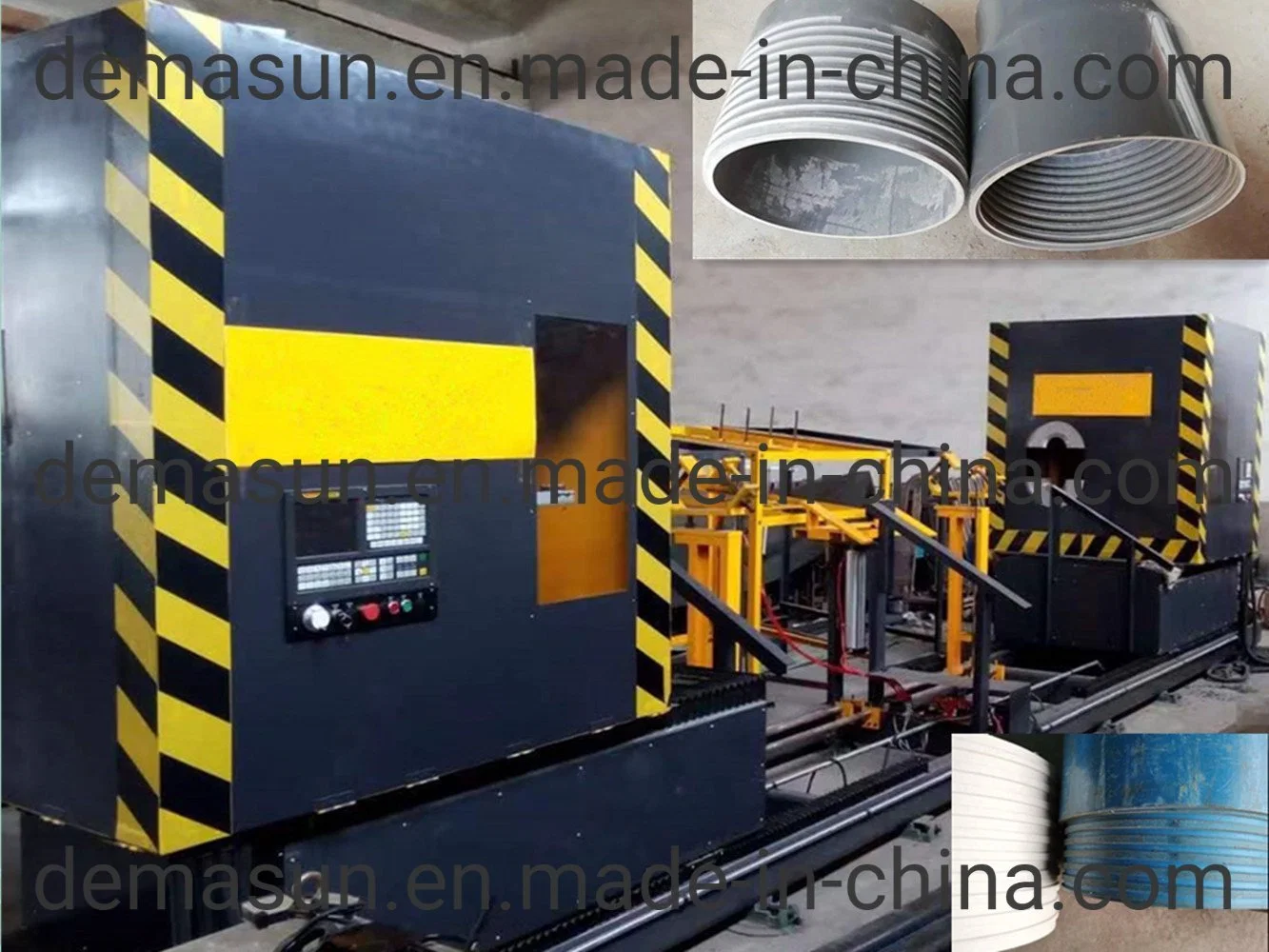 PVC Pipe Machine Pipe Line Plastic Pipe Threader Machine Water Pipe Threading Process Plastic Pipe Threading Machine Extrusion Auxiliary Machine