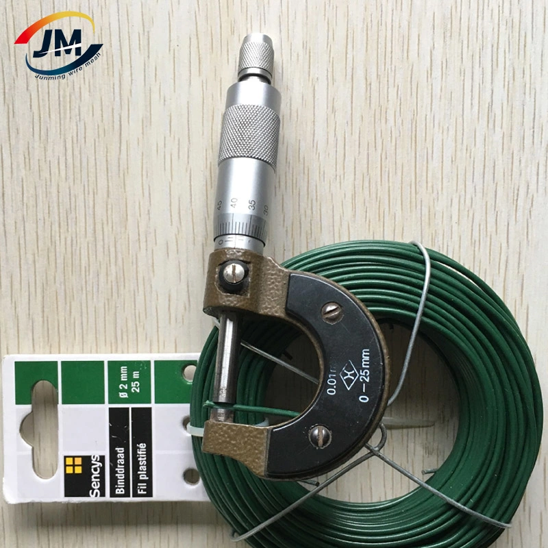 Green Heavy Duty Twist Garden Wire for Twine Tomato Branches Vines and Tying up Cable Wires 30.5m