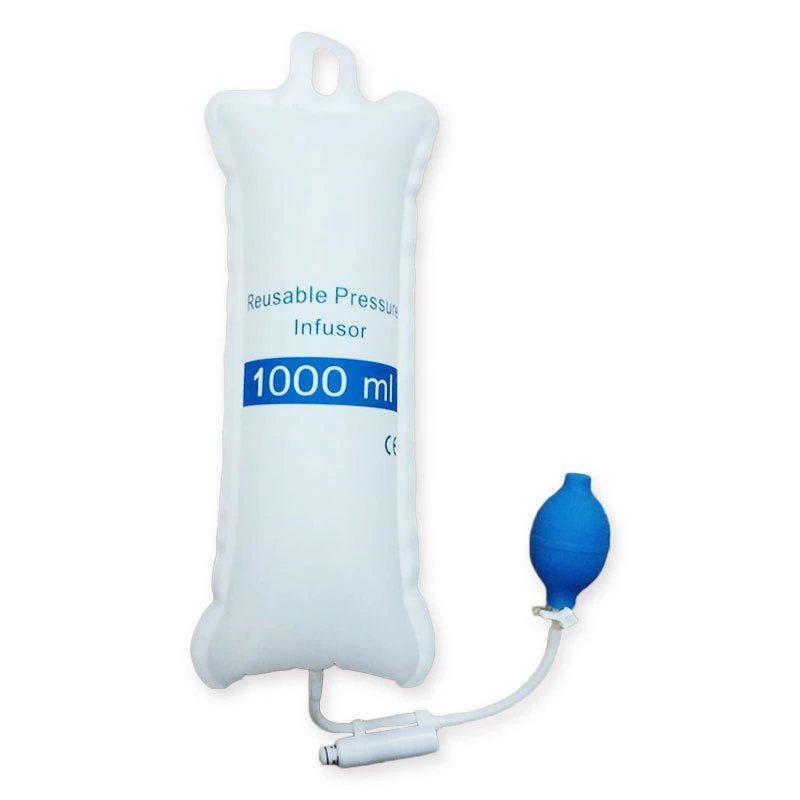 Reusable Pressure Infusion Bag, Pressure Infuser with Aneroid Gauge