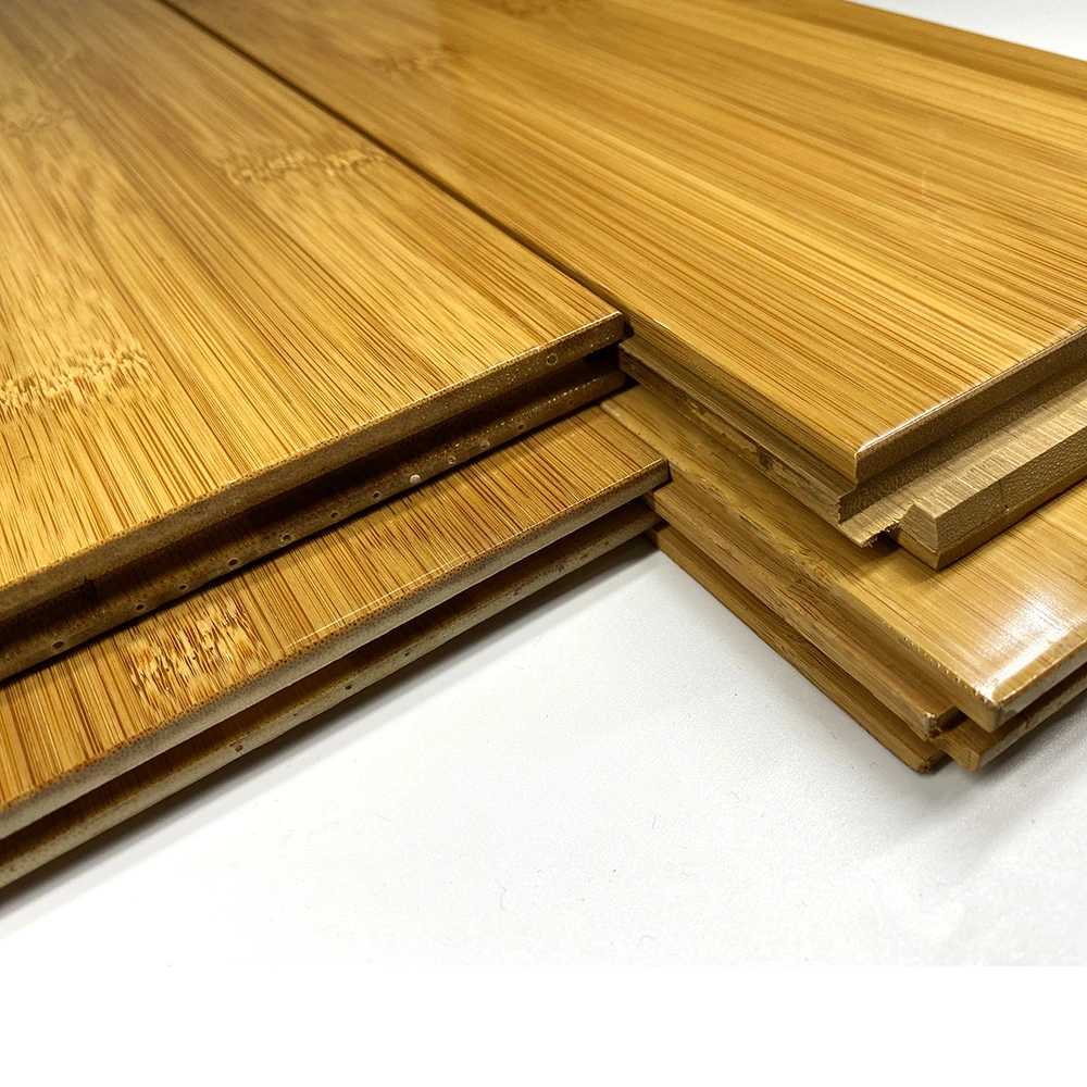 Eco-Friendly Solid Bamboo Flooring Vertical Horizontal 15mm Carbonized Bamboo Decking for Indoor Deck Tiles