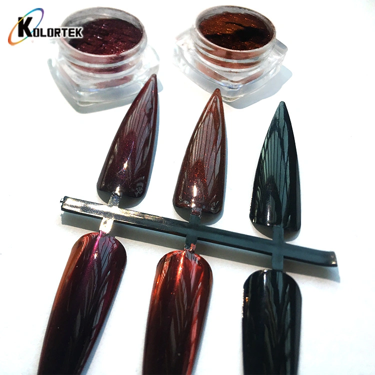 New Chameleon Resin Nail Art Mirror Chrome Powder Colour Changing