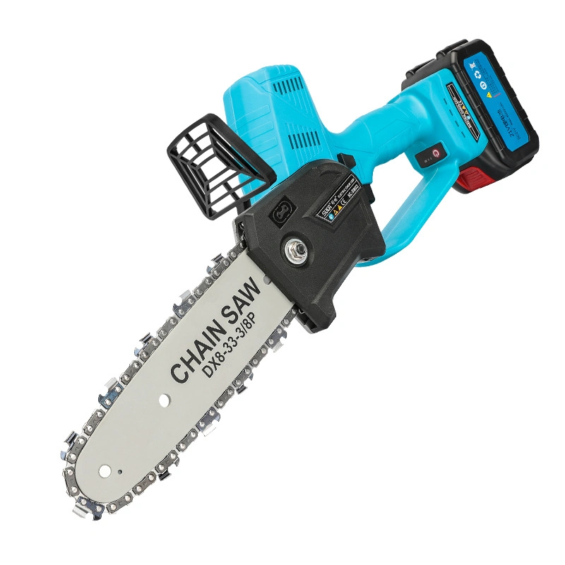 8inch Electric Chainsaw Bracket Cordless Chain Saw Wood Cutter Cutting Machine Woodworking Tools Brushless Power Tools