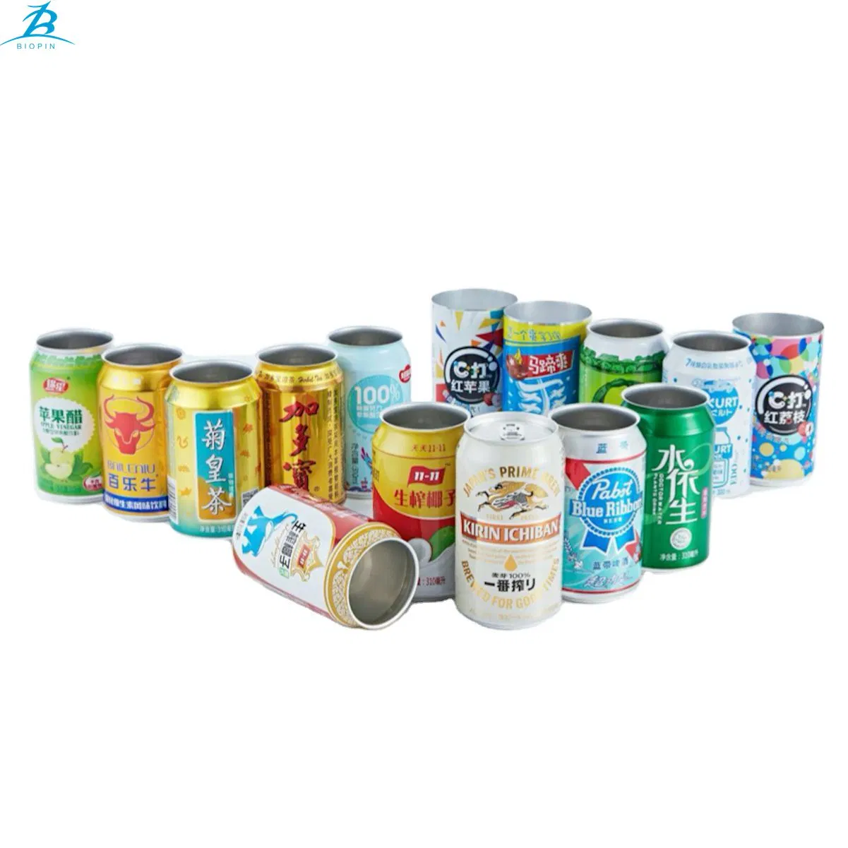 Empty Aluminum Can and Easy Open Lid for Beverage Packaging 200ml/250ml/330ml/355ml/475ml/500ml /Beer/Soda/Juice/Energy Drinks