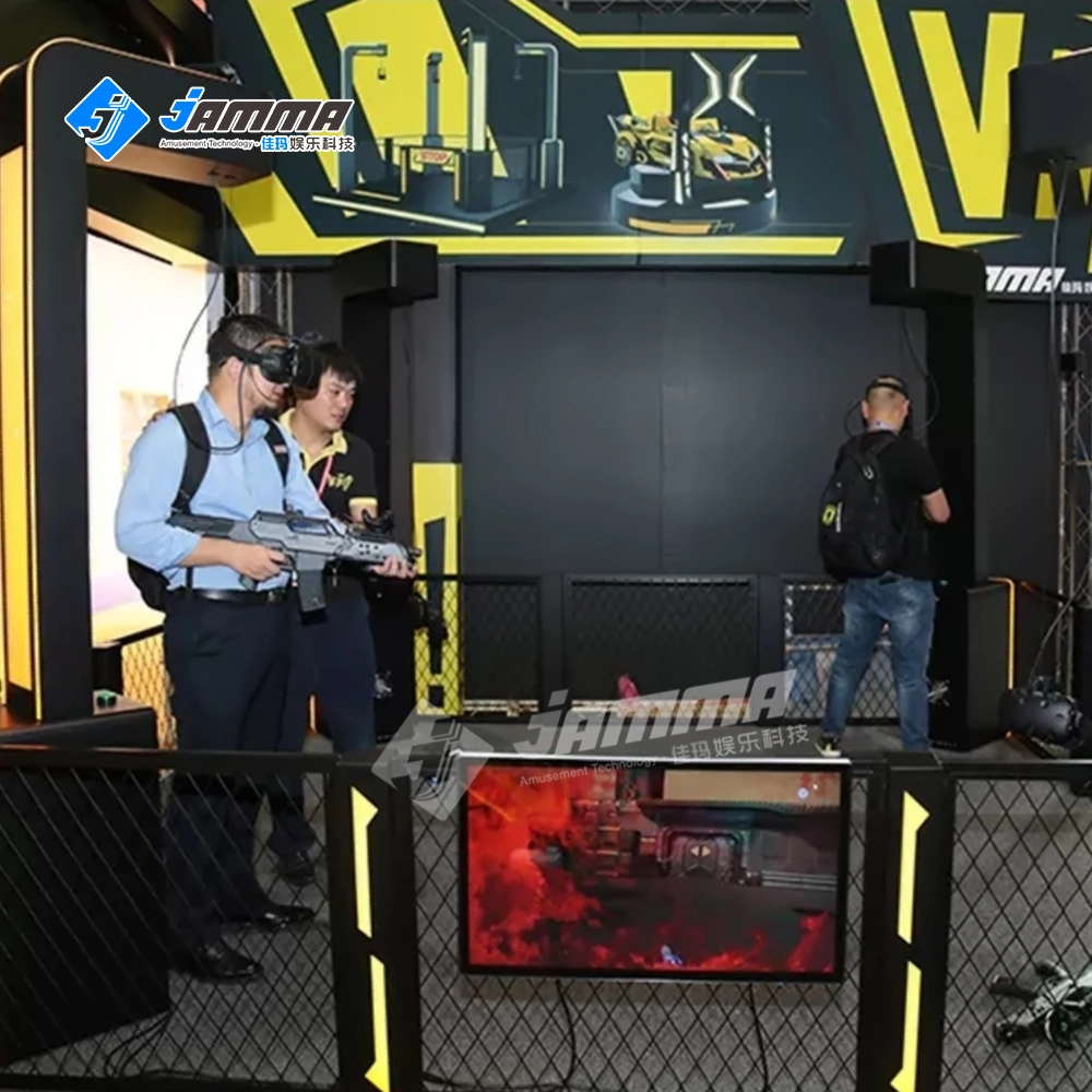 VR 4-Person Shootout VR Video Game Console Experience Hall Equipment