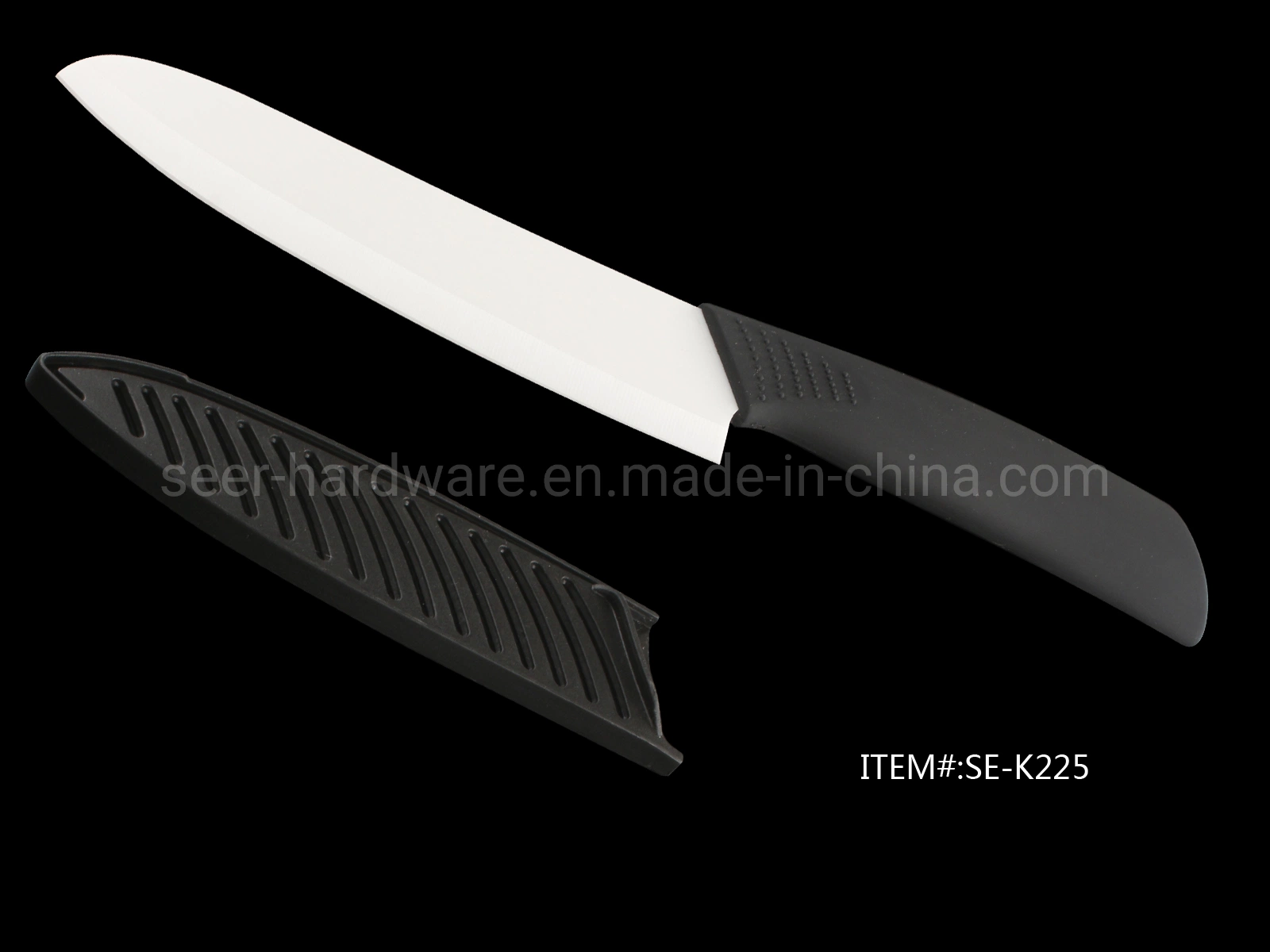 Plastic Handle Ceramic Knife, Kitchen Knife, Utility Knife (SE-K225)