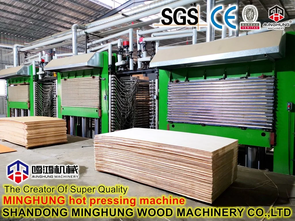 Plywood Hot Press Manufacturing Machine for Wood Processing Plant