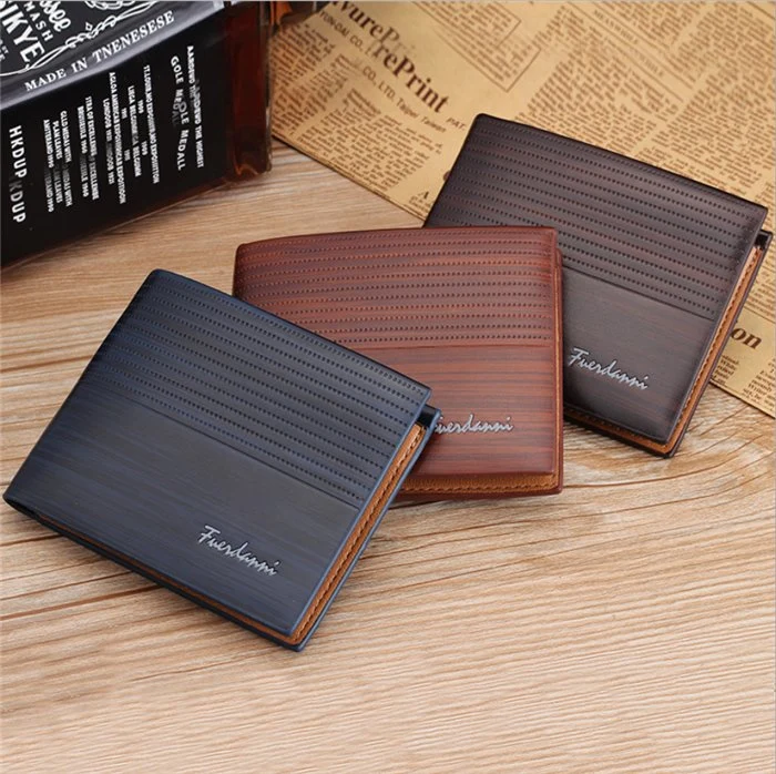 Amazon Hot Sell 2023 High Quality PU Leather Leisure Wallet for Men