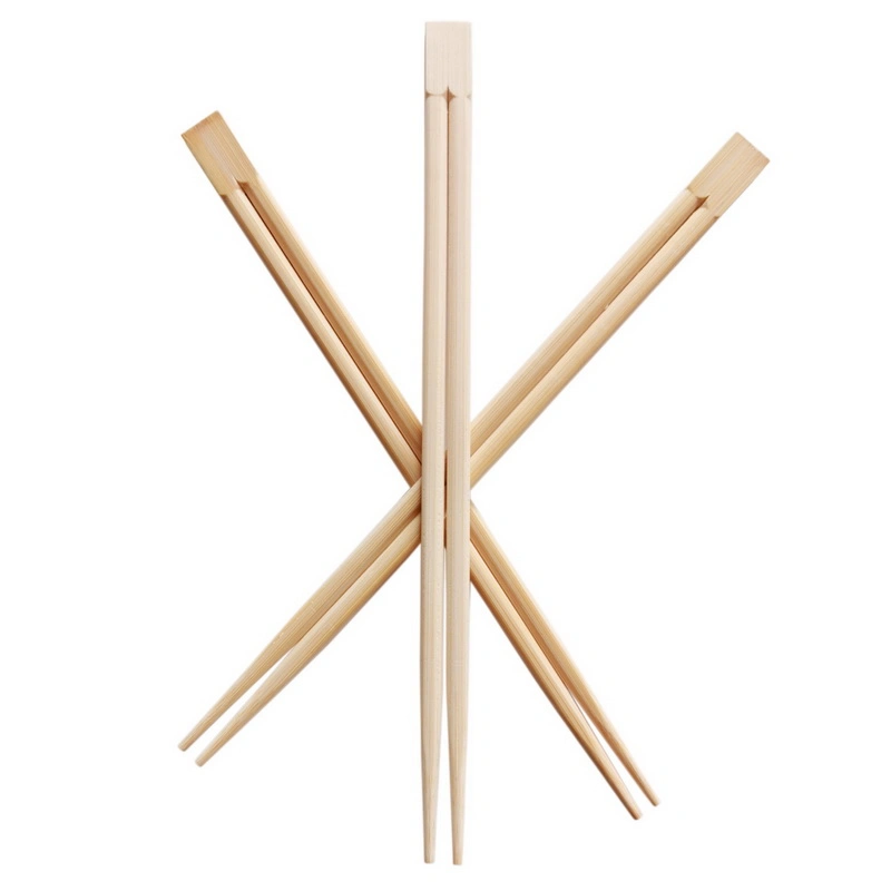 Natural Custom Logo Gemelas Bambú desechables Bambú Chopsticks Cubertería