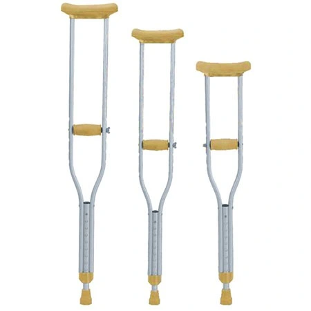 Rehabilitation Therapie Zubehör Aluminium Axillary Krücken Walking Sticks