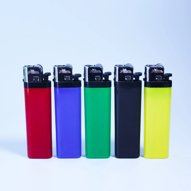 Disposable Cheap Plastic Flint Gas Cigarette Promote Taiyo Neon Lighter