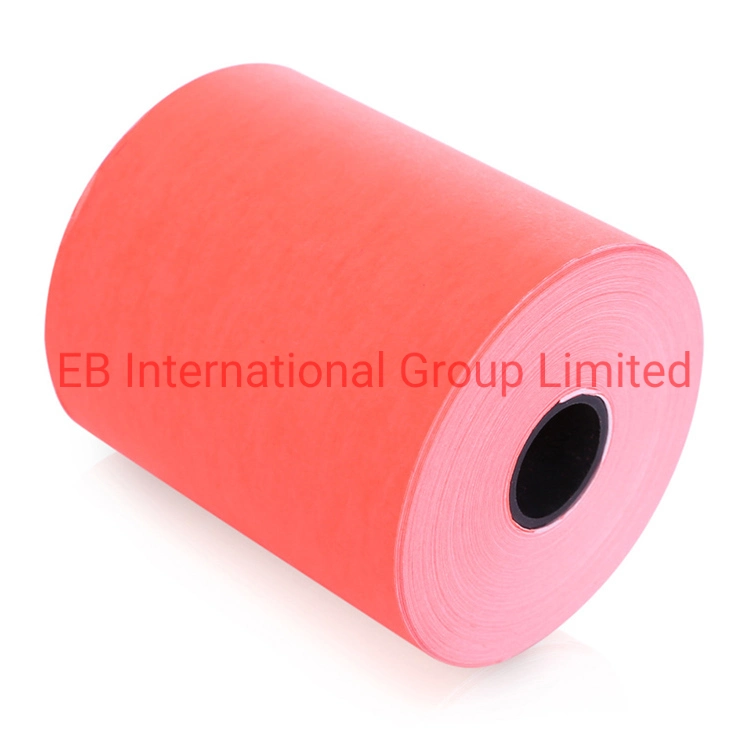 TPP-57-51-11 lint-free pink color thermal receipt printer Thermal Paper roll