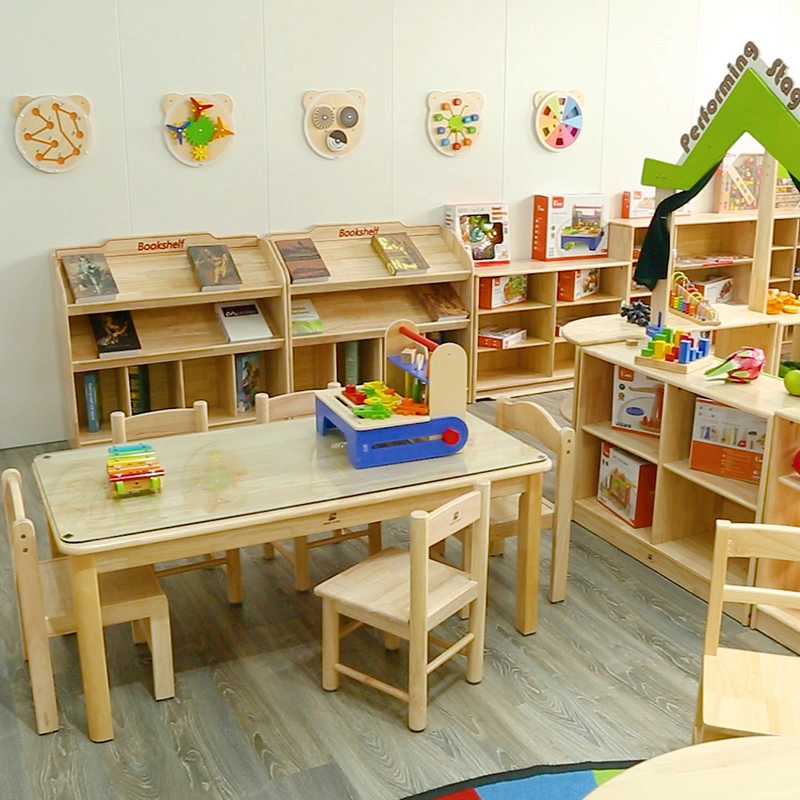 Wholesale/Supplier Original Factory Children Kindergarten Kids Cabinet Furniture,Baby Wood Furniture, Preschool Tables and Chairs,School Student Classroom Cabinet Furniture