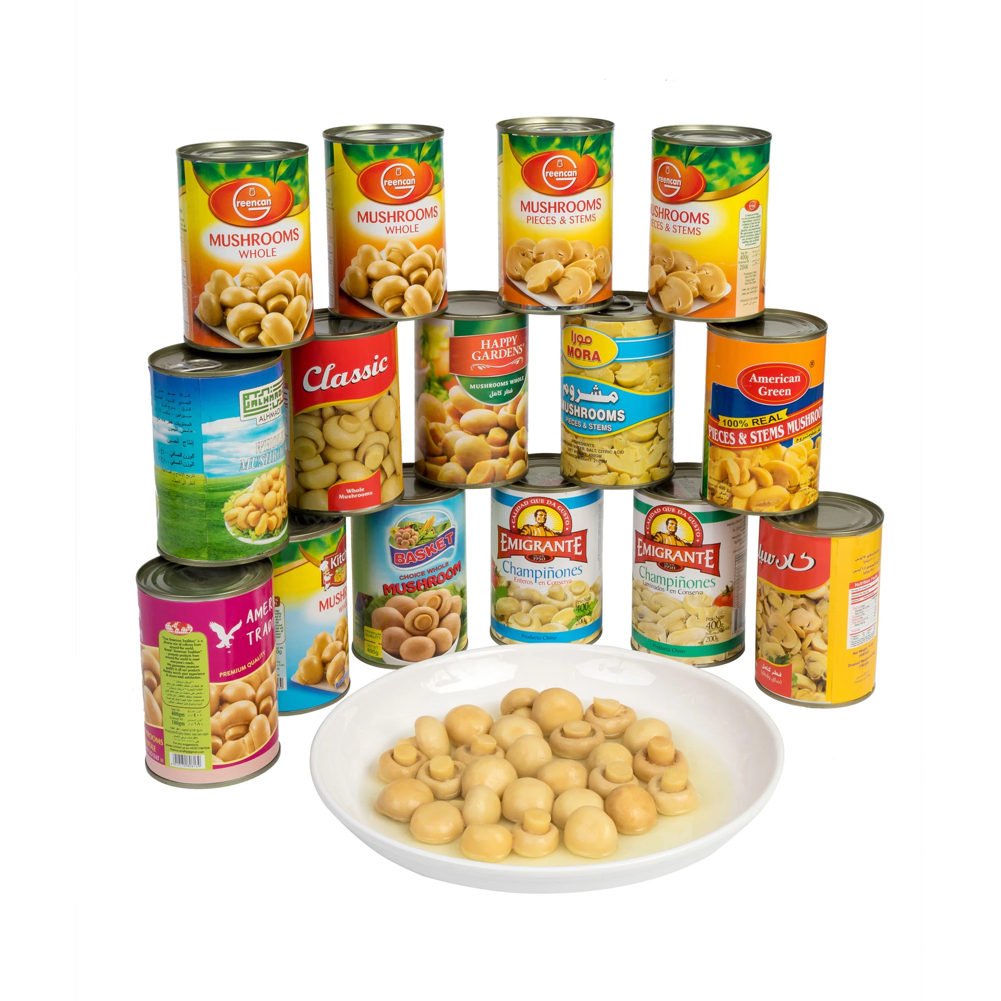 Hot Selling Halal Food Canned Whole Mushroom with Best Quality