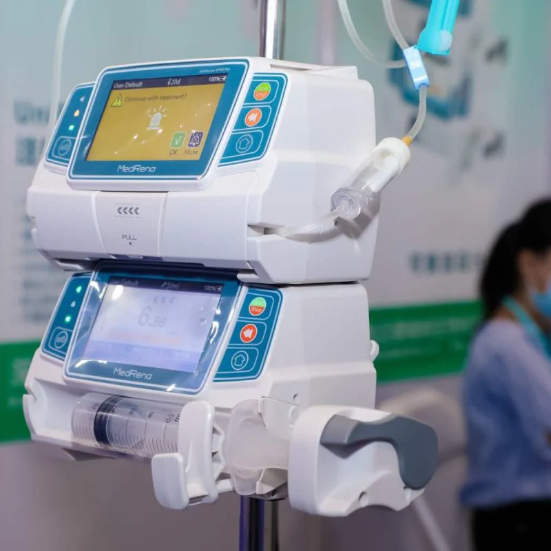 Infusion Pump High Accurate 12 Working Modes with 4.3 Inch Big Touch Screen