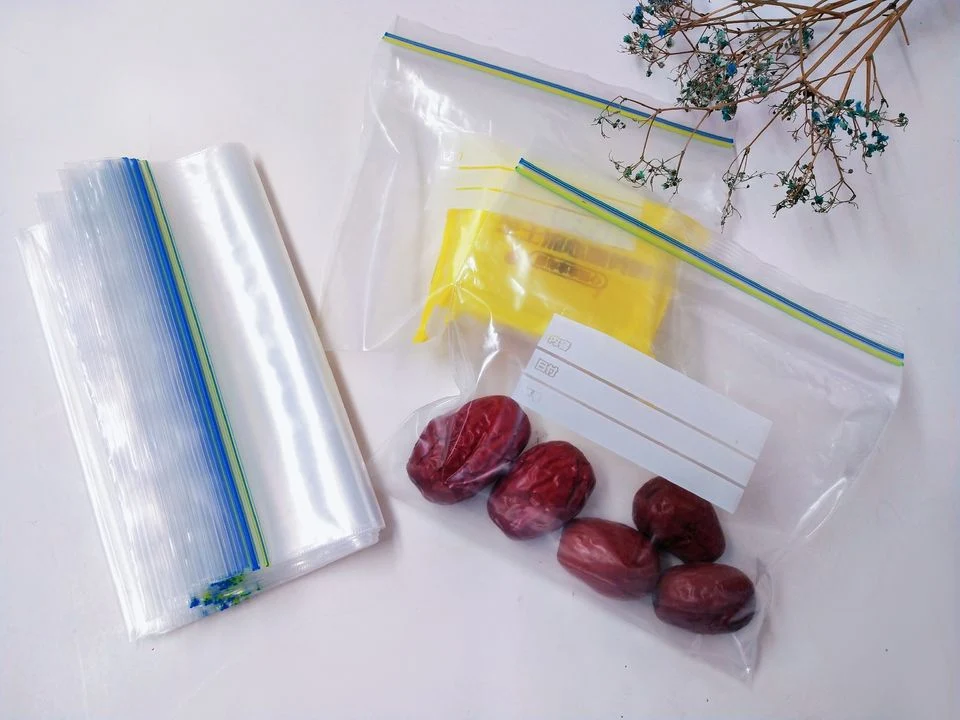 Reusable Fresh Zipper Bag Freezing Heating Food Wrap Storage Bag Ziplock Mylar Plastic Bags Kitchen Accessories