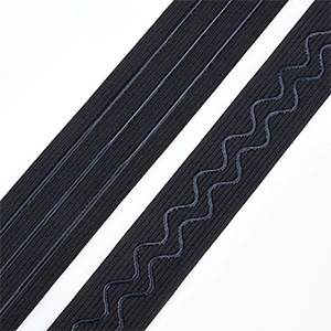 High quality/High cost performance Gripper Elastic Webbing Strap Non-Slip Silicone Elastic Band for Garment Sportswear