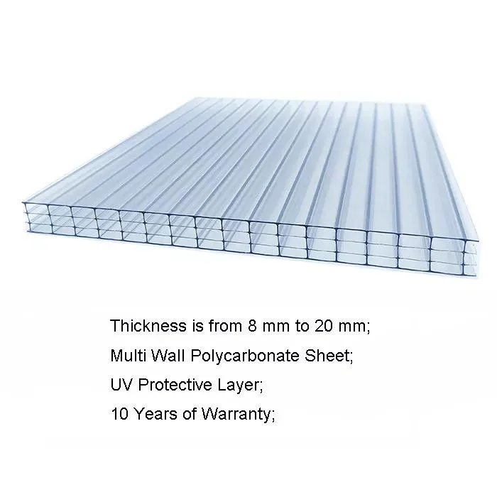 Agricultural Commercial PC Polycarbonate Plate Hollow Sheet Board