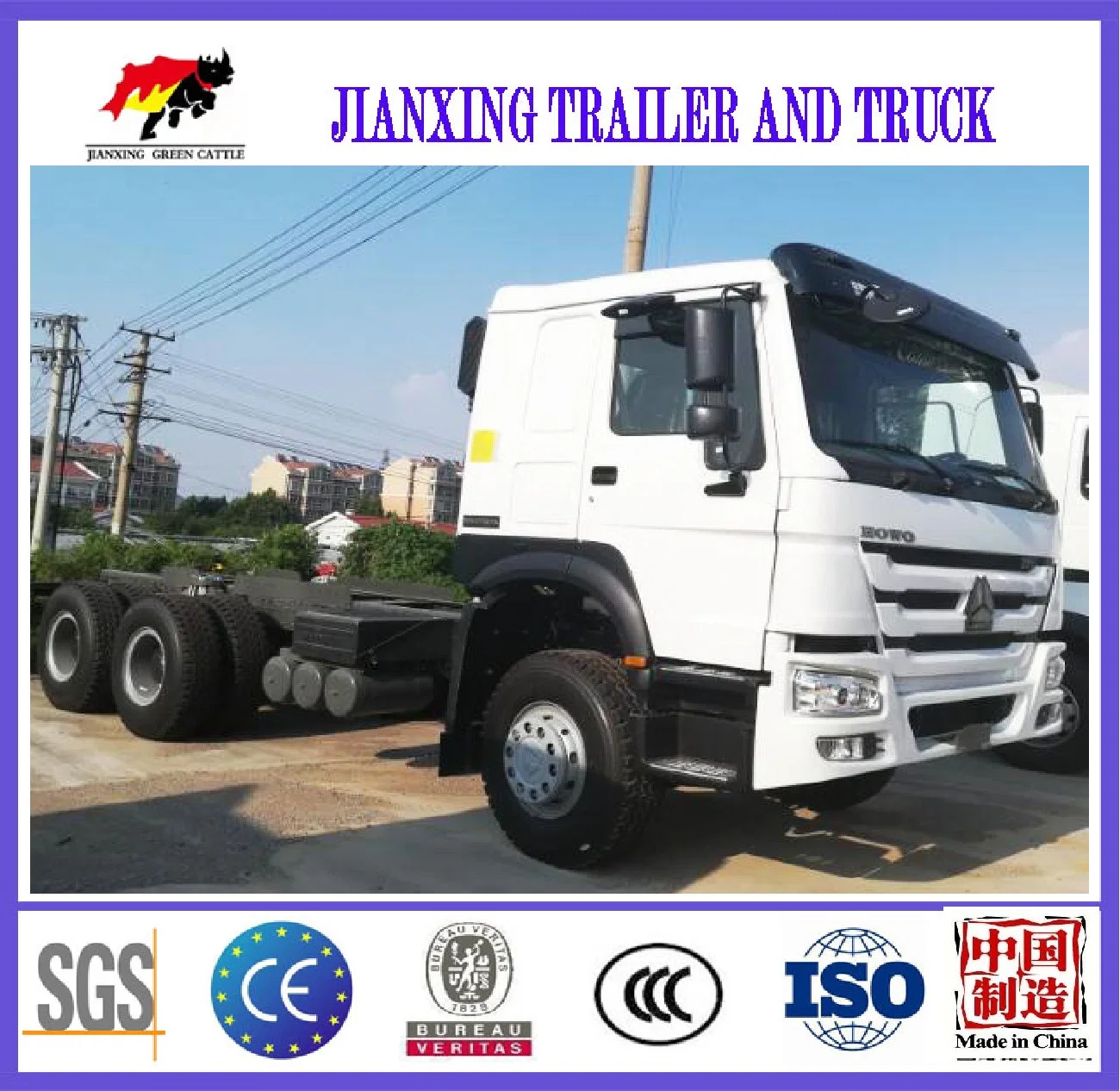 China Engine Maintenance HOWO 6*4 Tractor Head Truck