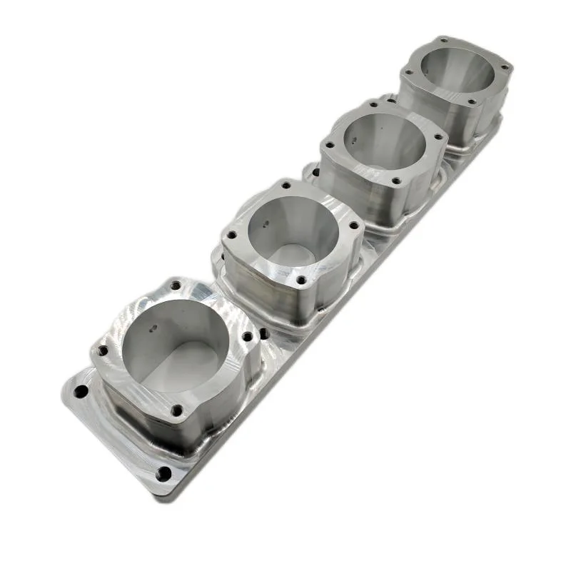 CNC Aluminum Parts Machining CNC Four-Axis Five-Axis Machining Stamping Tube Base Machining