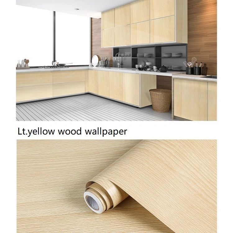 Professional Factory Good Price Vinyl 3D Wood Wooden Self-Adhesive Foil