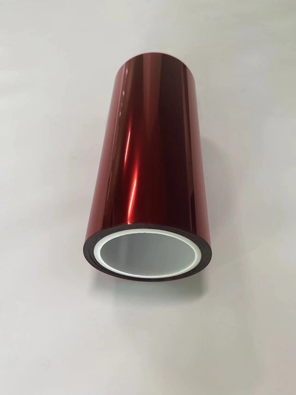 Red 50um PE Release Film with Silicone Layer for Adhesive Industry Electronic Die Cutting Packaging Industry