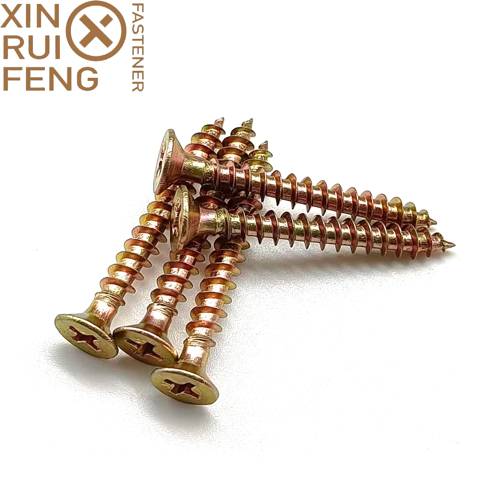 DDP American USA USD2.45/Kg Xinruifeng Fastener Fiberboard Tapping MDF Wood Chipboard Screws