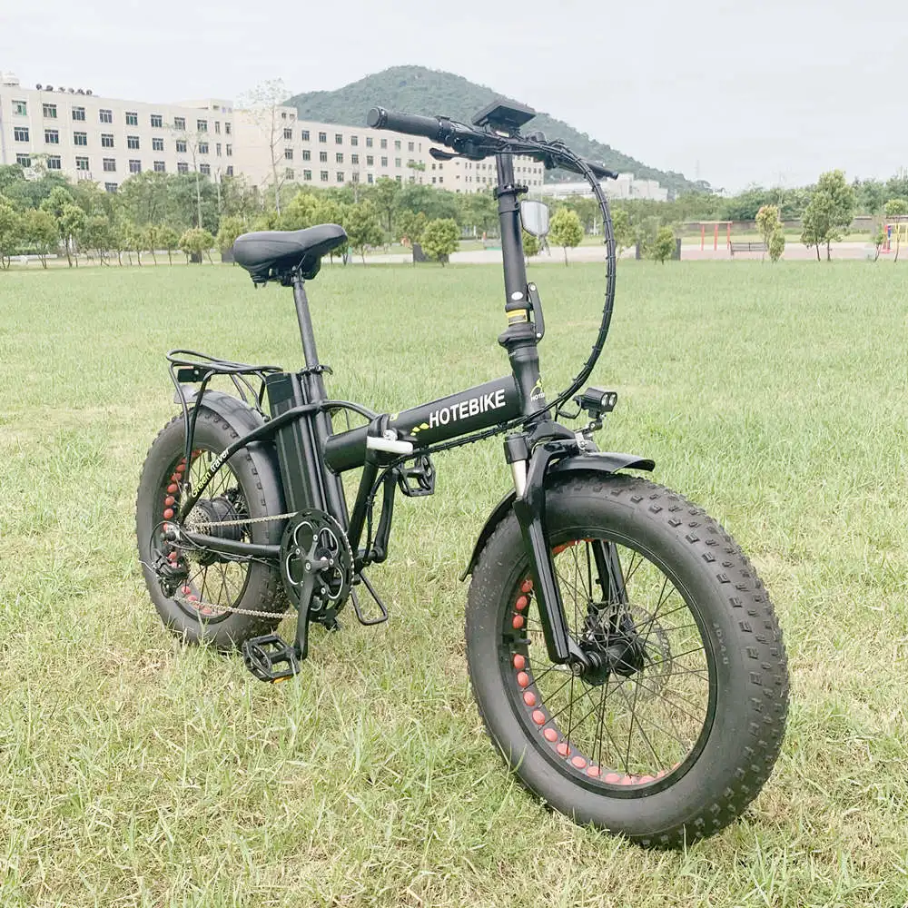Hot Selling Fast Folding Electric Bike 48V 500W 750W Motor Electric Fat Tire Bicycle