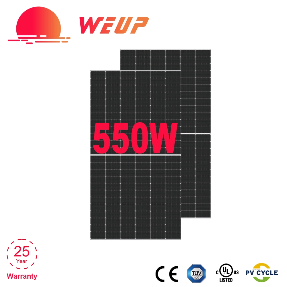 Modules de panneau d'alimentation solaire Momo de haute qualité de 550 watts pour Maisons