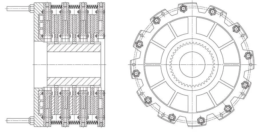 Water Cooled Brake Wpt224 for Drilling Rig Brake System